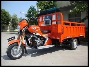 China Gasoline Three Wheel Cargo Motorcycle / Motorized Cargo Trike Drum Brake on sale