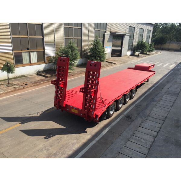 3 Lines 6 Axles Pipe Transport Trailer 40-60T For Heavy Pipe Transport