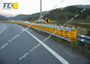 China Highway Q235 Q345 Roller Barrier System With EVA Polyurethane barrel on sale