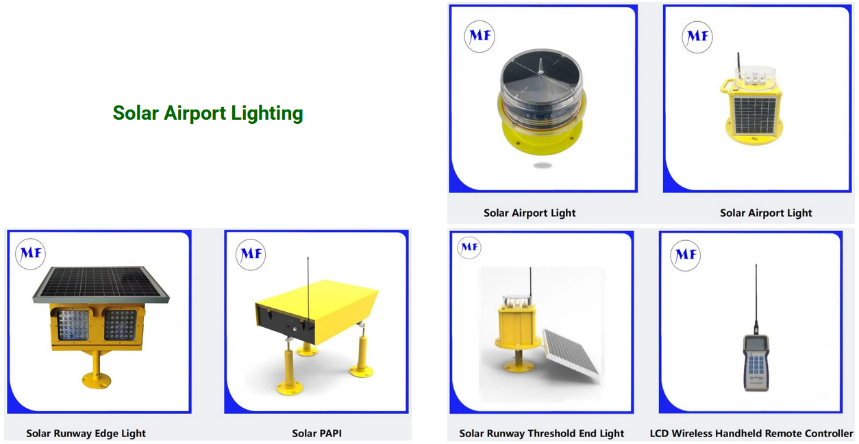 Solar Power LED Warning Waterproof Tower Light Aircraft Warning Light Aviation Obstruction Flashing Navigation