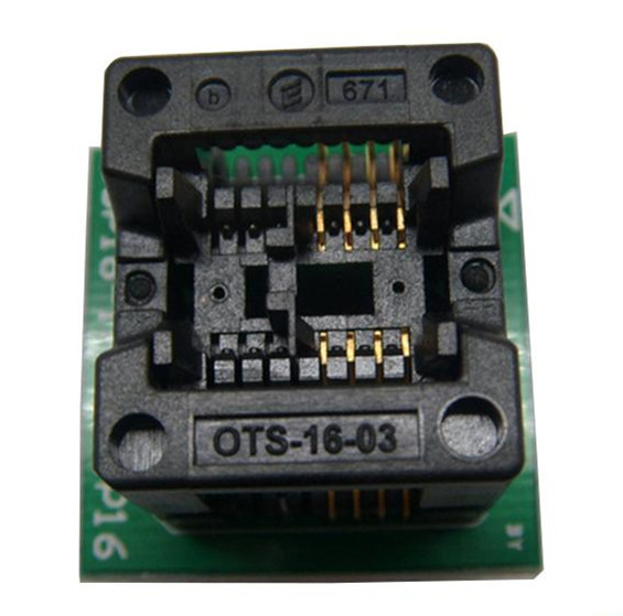 high quality SOP-16 -DIP for IC tester socket programmer ,adapter with 8.5mm distance narrow body SMT