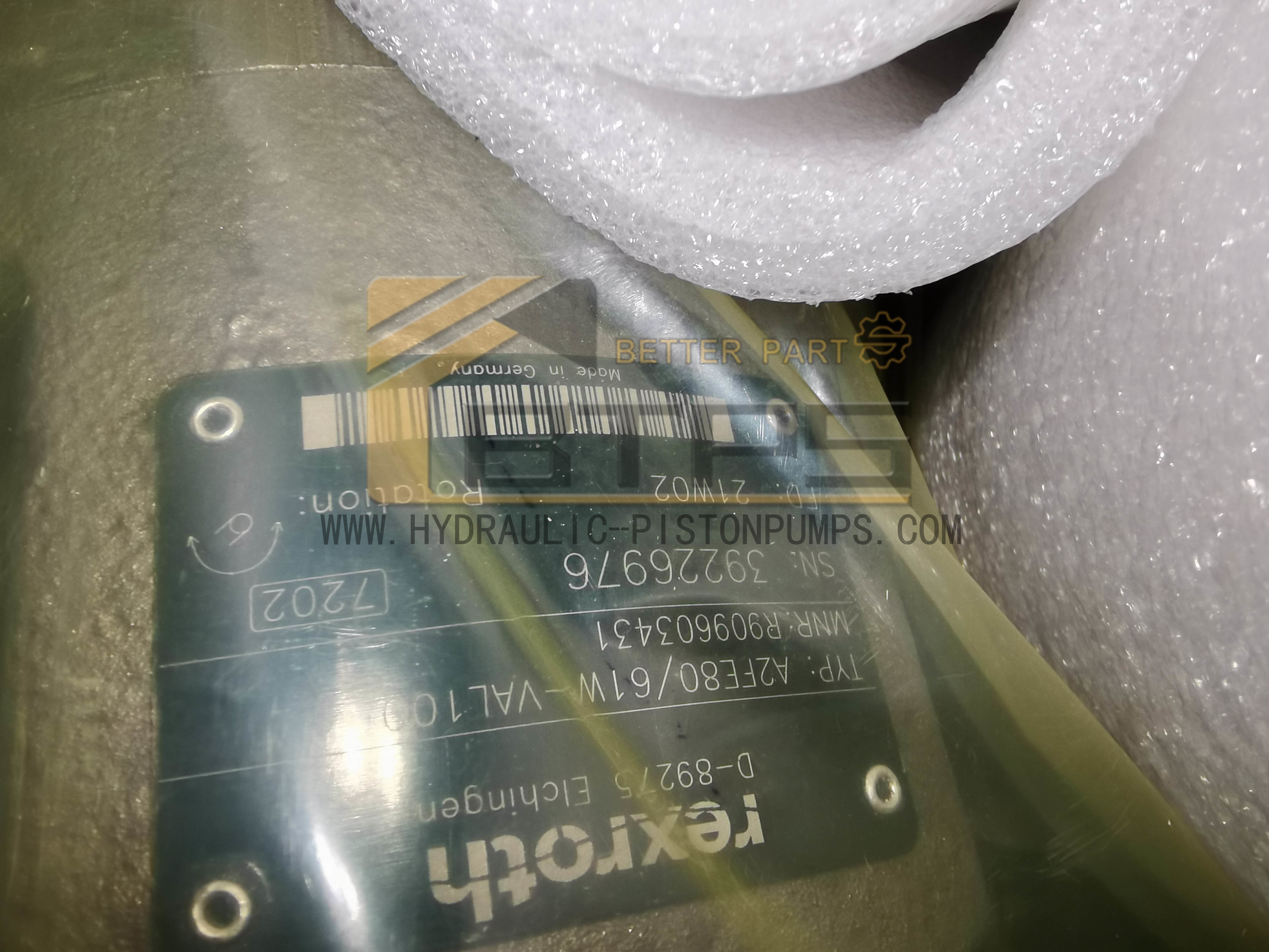 A2FE80/61W-VAL100 Hydraulic Fixed Plug In Motor For Rexroth A2 Series A2FE A2FE107 A2FE125 A2FE160 A2FE180
