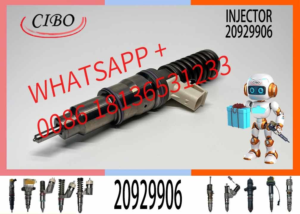 EC700B EC700C Excavator D16E Diesel Engine Fuel Injector VOE20929906 20929906