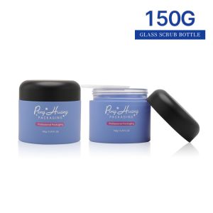 Recycled Glass Cosmetic Jar 150g Scrub Peeling Salicylic Acid Nutritious