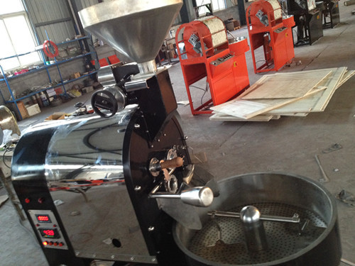 304ss 3kg Capacity 0.35kg/Hr Gas Coffee Roaster With Coffee Cooling Tray