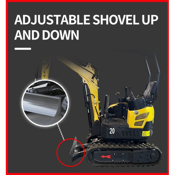Changchai 390 Tailless Mini Excavator Machine 2 Ton 20KW With Boom Swing