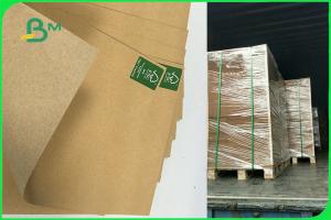 Quality 110gsm To 220gsm Recycled Brown Kraft Liner Paper Board Sheet FDA EU FSC wholesale