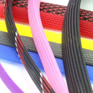 Quality Self Extinguish PET Expandable Braided Sleeving wholesale
