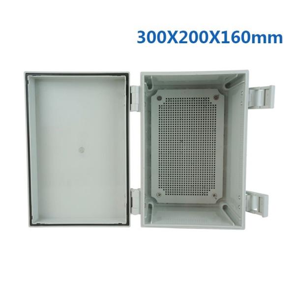 300x200x160 Hinged Cover IP65 Waterproof Plastic Enclosure for Electrical