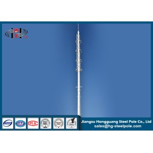 Quality Tapered / Tubular Telecomminication Monopole Towers for Signal Transmission wholesale