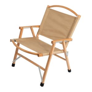 Quality Foldable Oaken Camping Chair 140KG Capacity Oxford Fabric wholesale