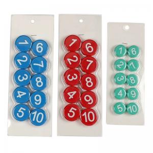 Quality Number Round Whiteboard Magnetic Button Custom Dia10mm 15mm 20mm 25mm wholesale