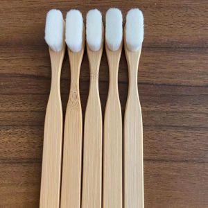 Quality ECO Soft Bristle Bamboo Toothbrush Reusable With Laser Engraved Logo wholesale