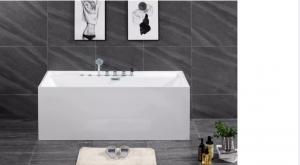 China Porcelain Sanitary Bathtub White Acrylic Fiber Modern Freestanding Bath Small on sale