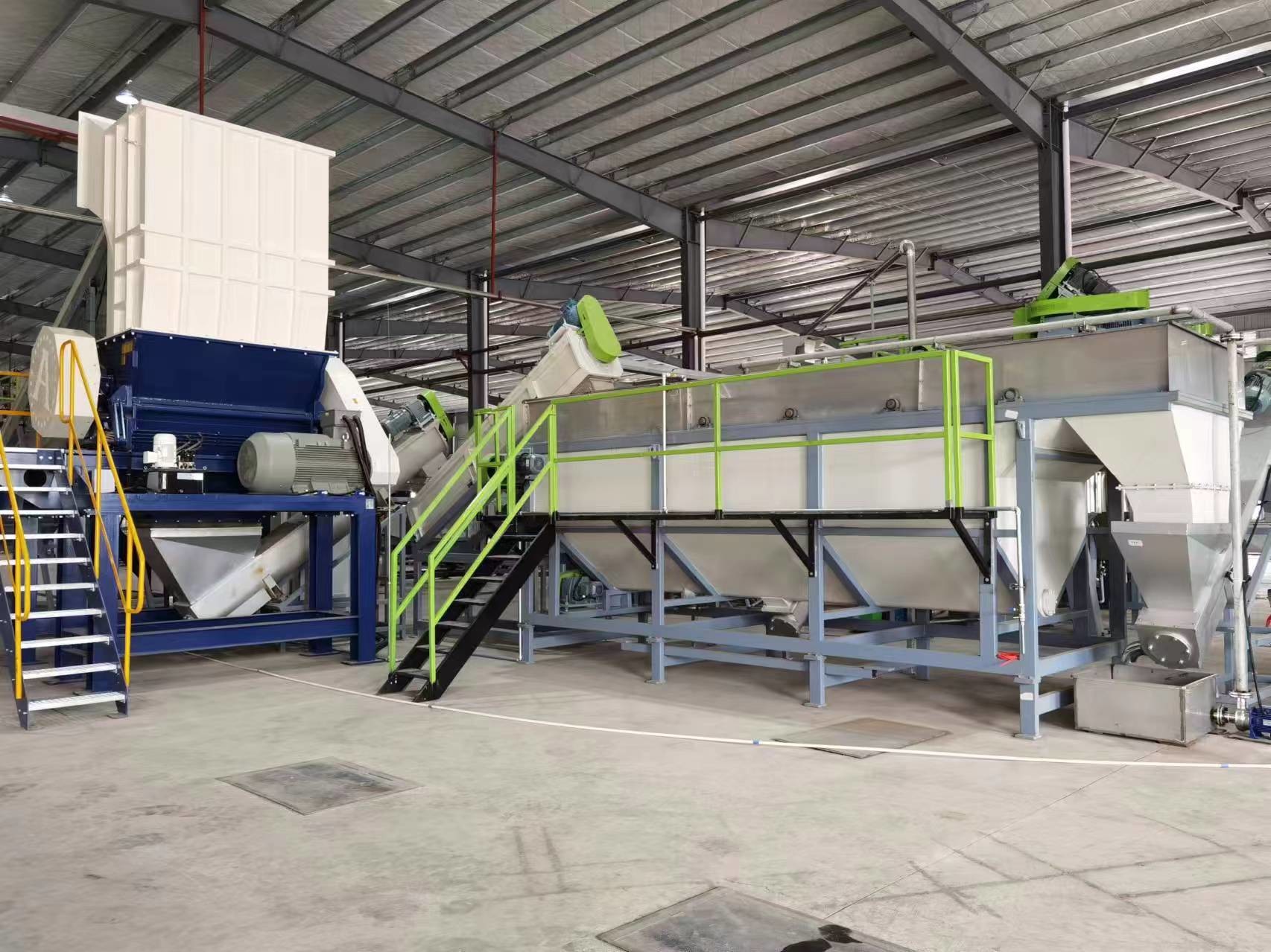 PP HDPE Plastic Washing Recycling Machine / Milk Bottle Recycling Washing