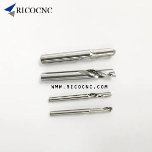 China CNC cutting tools single flute up cut Carbide CNC Router Bits for Aluminium on sale