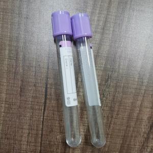 China 1ml - 10ml Lavender Top Blood Draw Tubes CE Approval For Blood Cell Analysis on sale