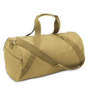 China Large Capacity 600D Polyester Gym Duffel Bag Brown For Men / Women 18W X 10H X 10D on sale