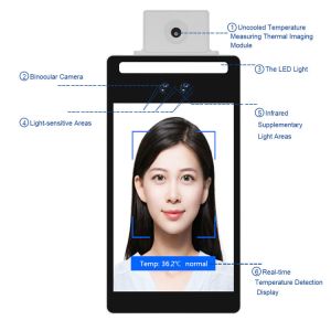 Quality F2-H Facial Android 7.1 Face Mask Recognition Thermometer wholesale