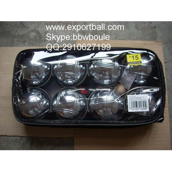 8 Ball 73mm Metal Bocce,metal boules sets,Petanque Set- single high quality nylon bag