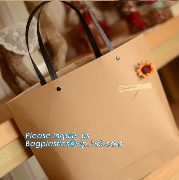 Custom made paper bag paper carrier bag luxury paper bag tote bag rope handle shopper bag,shopping bag slogan paper carr
