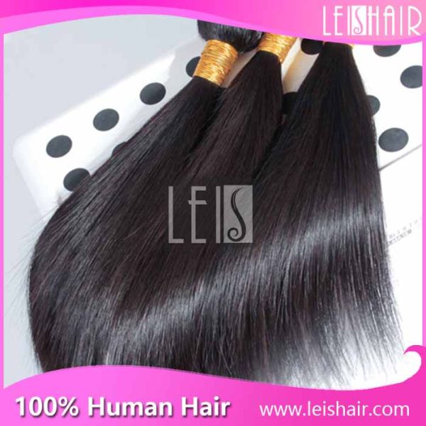 straight brazilian human hair extension