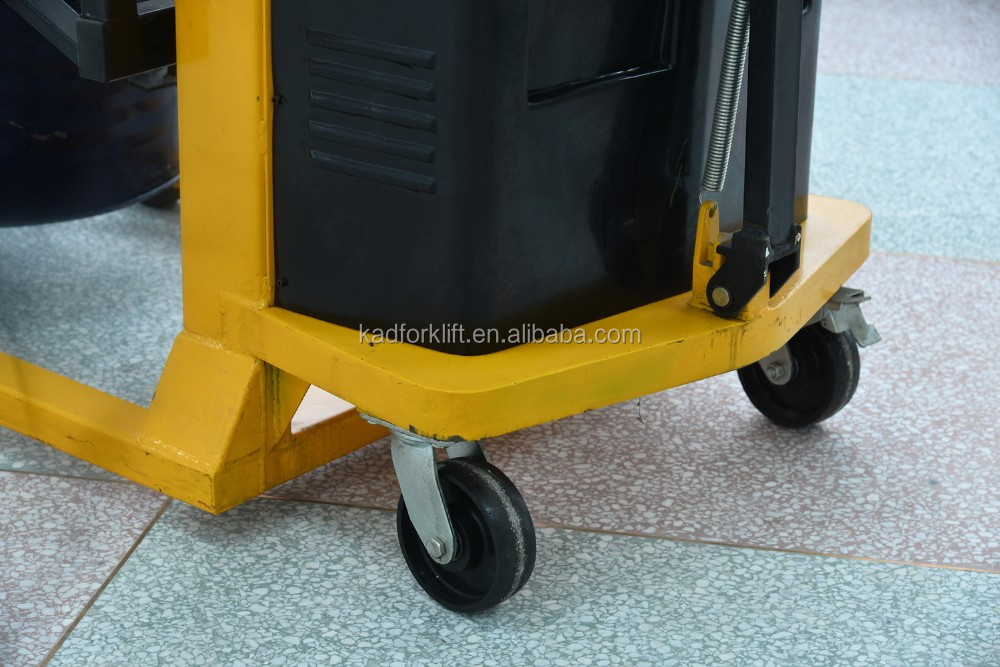 300kg Drum Handling Solutions DC Powered Hydraulic Semi Electric Drum Stacker