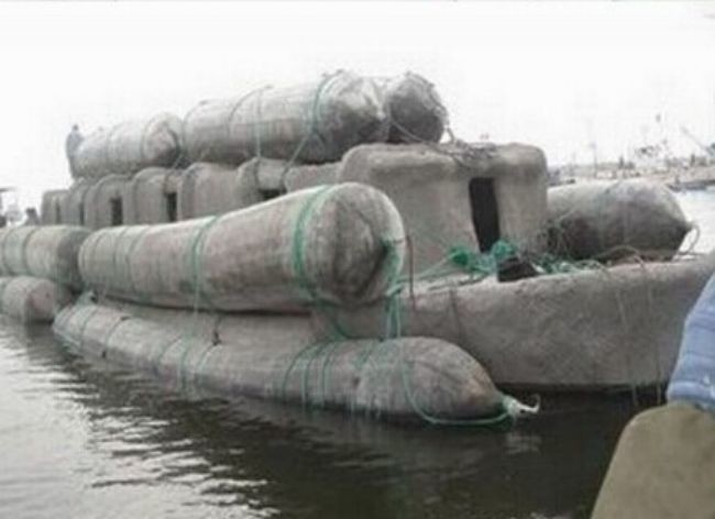 Underwater Refloating Boat Recovery Air Bags Anti High Pressure Salvage Inflatable