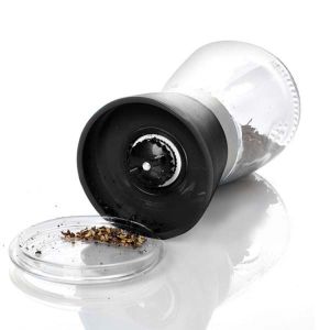 Manual Glass 189g 132mm 170ML 6oz Salt Pepper Grinder