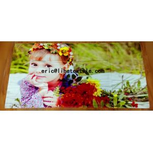 Quality 100% cotton photo printed beach towel 90X180CM , 400GSM wholesale