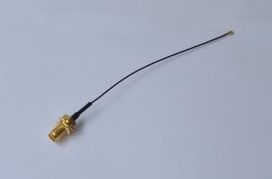 Quality Black RF Cable Assembly UFL Plug To SMA Female RF 0.81 Cable wholesale