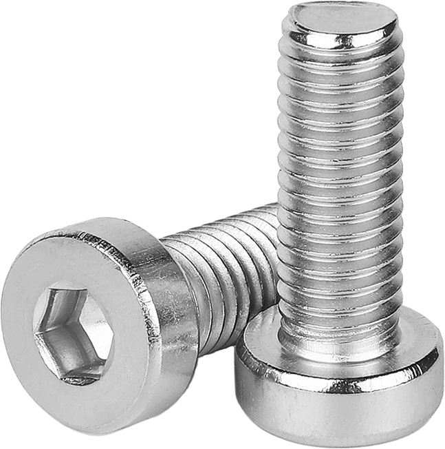 Customized DIN7984 Stainless Steel Head Hexagon Socket Machine Micro Screws with Thin Head