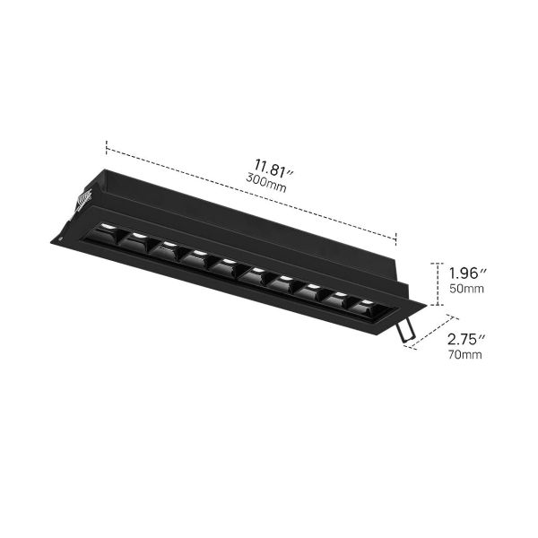 FCC Certifed Spotlight Recessed Lighting , 10W Spot Light Kit For Bedroom