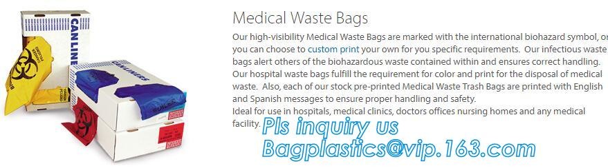 Bio Hazard Tote Bags,Stick-on Red Bio Hazard Waste Bags 6" x 6" 200/Bx,Shop Bio Hazard Shoulder bags online bagease pack