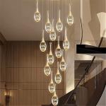Simple Led Crystal Chandelier Modern Personality Creative Spherical Ceiling