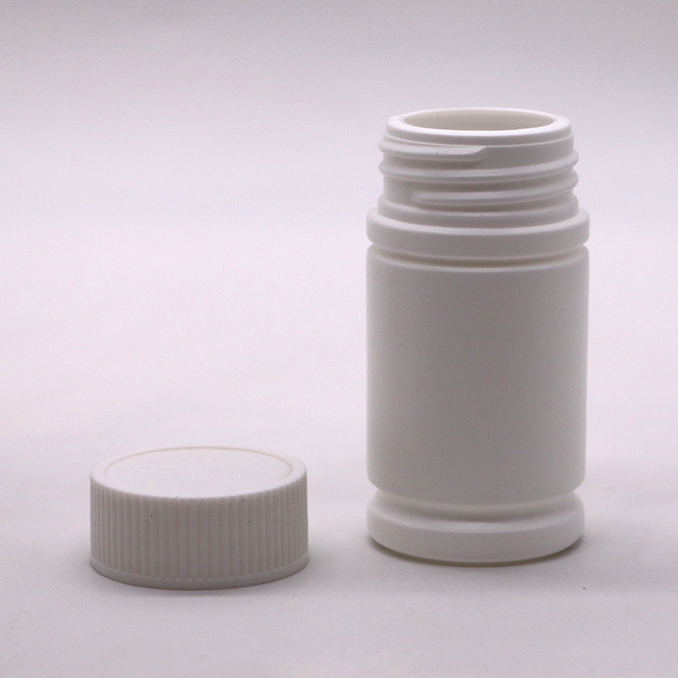Small Capacity 60mm HDPE Bamboo Shape Plastic Bottle with Screw Cap and Collar Material HDPE