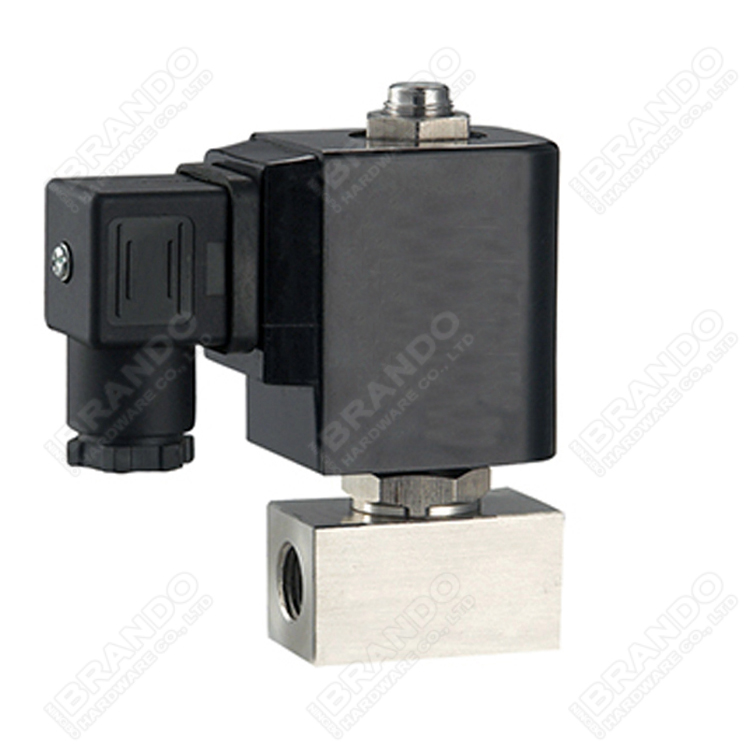 1-1/4'' 1-1/2'' 2'' Flanged SS304 High Pressure Solenoid Valve 30bar