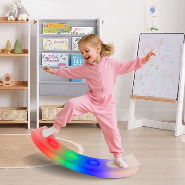 TouchControl Color Changing Seesaw Swing Waterproof Outdoor Furniture for Backyard Outdoor Garden Decor Furniture