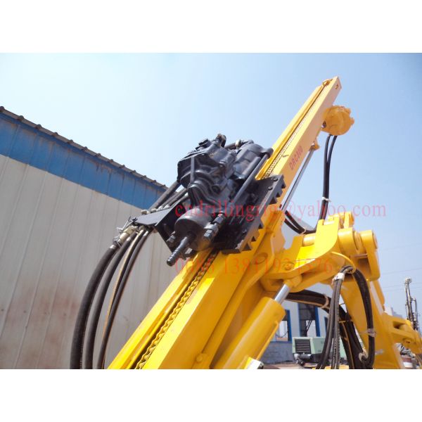 Top Hammer Rock Drilling Rig With Highly Efficient Pneumatic Motor Driven