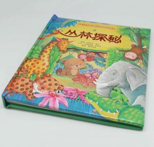 China Hardcover Coated Paper Children Jungle Exploration Pop Up Book Printing on sale