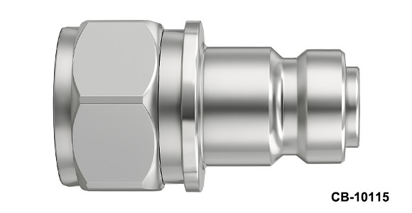 CB-10115 male coupling – ultra high pressure quick connect with DN 2.5 flow diameter