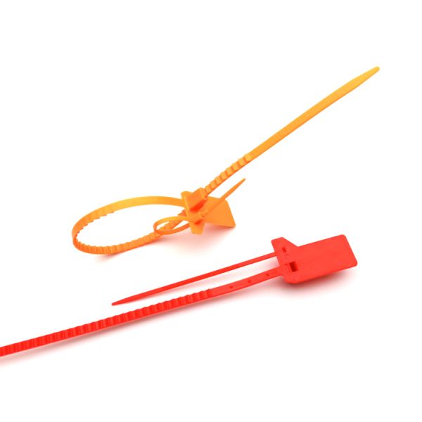 400mm Length Plastic Security Seal with 275 N Tensile Strength and Laser Print Pull Tight Tamper-Evident Seal