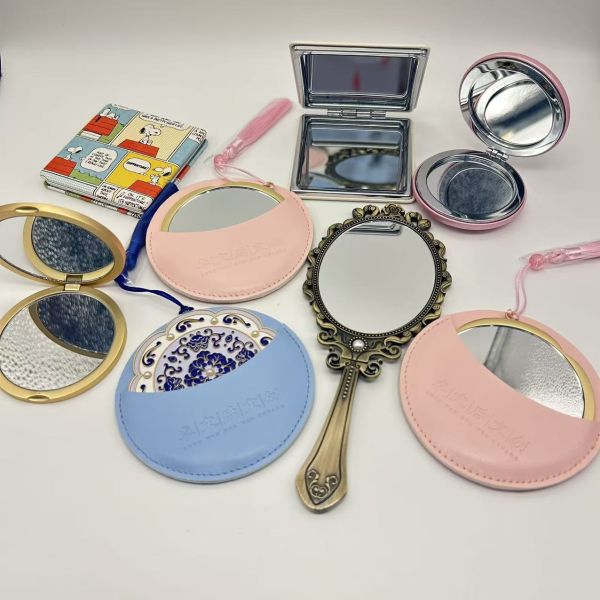 Folding makeup mirror, Small size cosmetic mirror lady promotion gifts