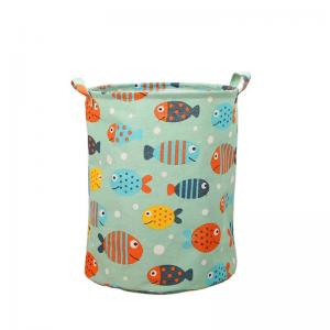 Quality Cotton Cloth Storage Waterproof Laundry Basket With Handles Laundry Hamper wholesale