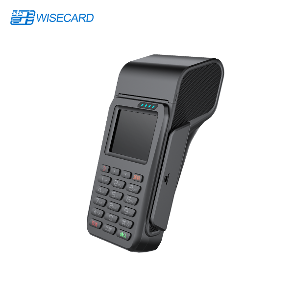 Safe Mastercard Handheld Device Pos Terminal with Receipt Printer NFC Reader Barcode Scanner