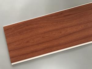 China Eco Friendly PVC Wood Plastic Laminate Panels Flat Shape 250 × 8mm × 5.95m on sale