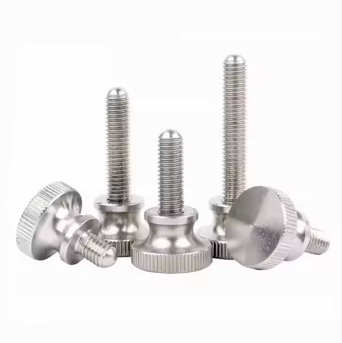 NXF ASTM A790M A479 Duplex Stainless Steel S32205 UNS S31803 S32205 DIN 1.4462 M2-M10 Round Head Knurled Thumb Screw