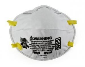 Quality 3M 8210CN N95 Particulate Respirator,Non-Oil, Welded Headband, Nose foam,Cup,160/Case wholesale