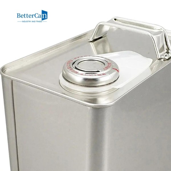 0.28mm Engine Oil Tin Can Metal 1 Gallon Paint Containers