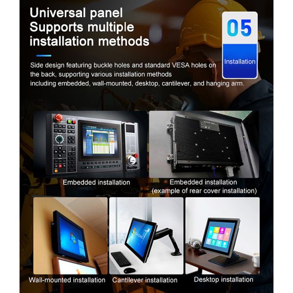 12.1 inch Capacitive Touch Screen Panel Pc Ip65 Waterproof Wide-Temperature Embedded Industrial Computer